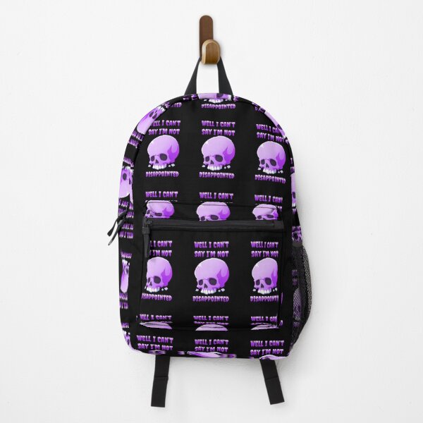 Item preview, Well I Can't Say I'm Not Disappointed Purple Skull Shirt Design by Zeesdesign on Redbubble designed and sold by ZEESDESIGN.