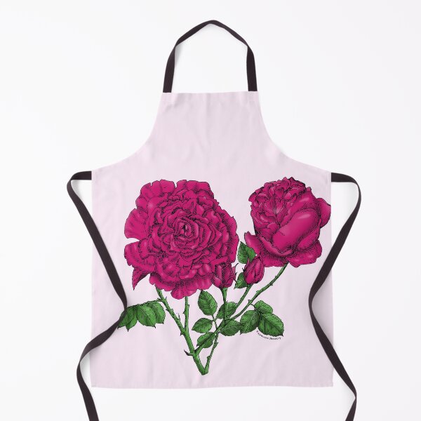 Item preview, Deep Pink Cupped Rose Bloom Very Full 40+ Petals In 3+ Rows designed and sold by Rachael Taylor.