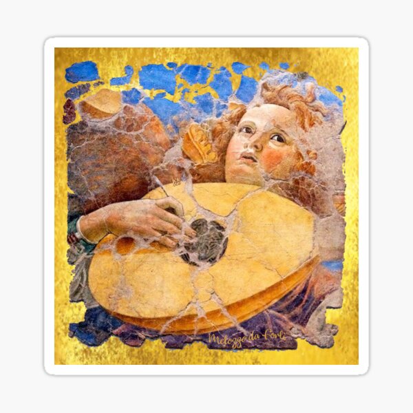 Item preview, Musical Angel, Mandoline by Melozzo da Forli (ACCI) designed and sold by VanyssaGraphics.