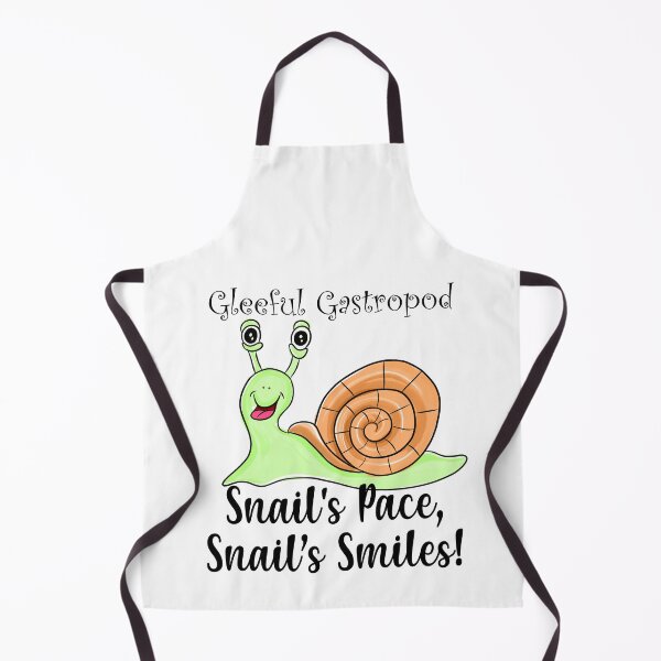 Item preview, Gleeful Gastropod – Snail’s Pace, Snail’s Smiles. designed and sold by asprse.
