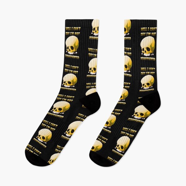 Item preview, Well I Can't Say I'm Not Disappointed Yellow Skull Shirt Design by Zeesdesign on Redbubble designed and sold by ZEESDESIGN.