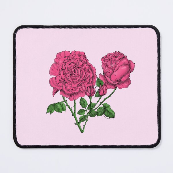 Item preview, Mid Pink Cupped Rose Bloom Very Full 40+ Petals In 3+ Rows designed and sold by Rachael Taylor.