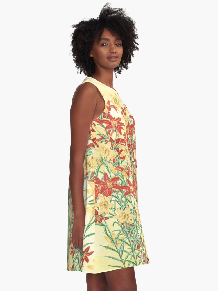 Alternate view of Spring floral A-Line Dress