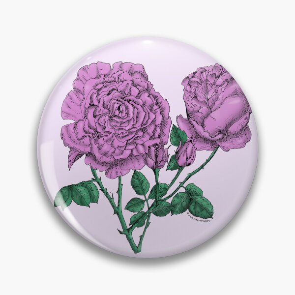 Item preview, Purple Cupped Rose Bloom Very Full 40+ Petals In 3+ Rows designed and sold by Rachael Taylor.