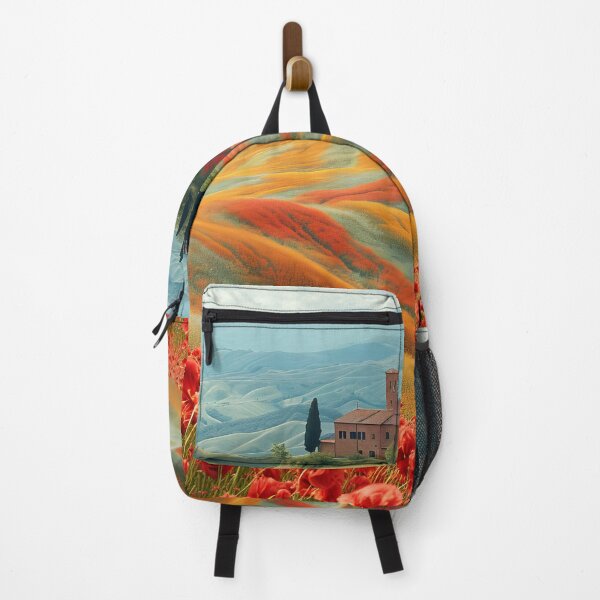 Item preview, Blooming Tuscan Hills - Bird's Eye View designed and sold by EtherealEchoes.