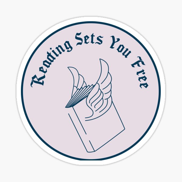Item preview, Reading sets you free designed and sold by Vrai Chic.