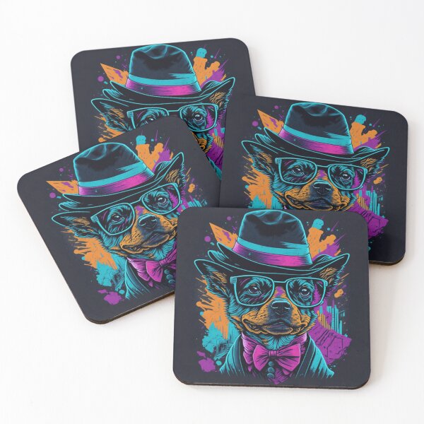 Item preview, Colorful Abstract Art Dog designed and sold by FTS-Studio.