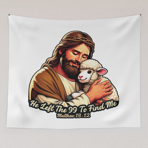 Item preview, Matthew 18:12 He Left The 99 To Find Me designed and sold by plushism.