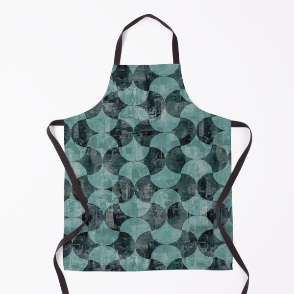 Item preview, Geometric distressed background green gray black designed and sold by Alessandro Remo Mazzoni Remotextiles.