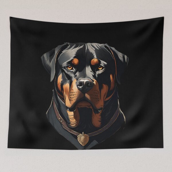 Item preview, Regal Rottweiler Portrait designed and sold by ChicTrendz.