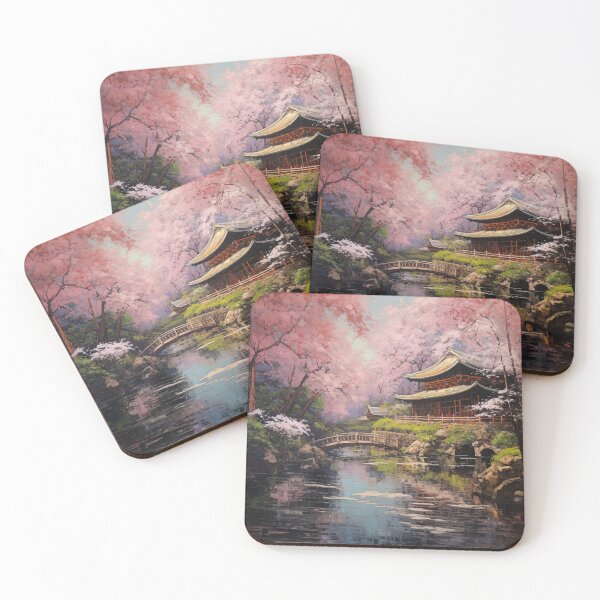 Item preview, Traditional Landscape Osaka Tokyo Japan China Asian designed and sold by VivaVibeStyle.