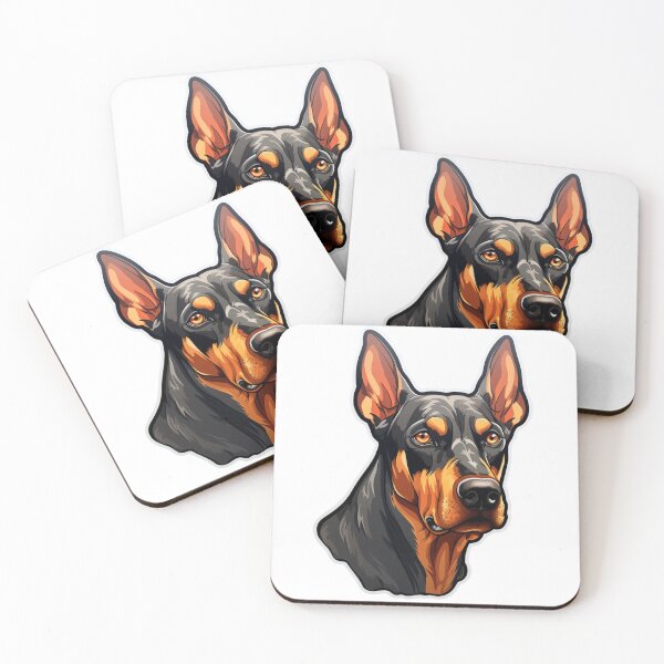 Artikelvorschau, Dobermann Pinscher Guard Schild entworfen und verkauft von SMARTKIT DESIGNAGENCY.