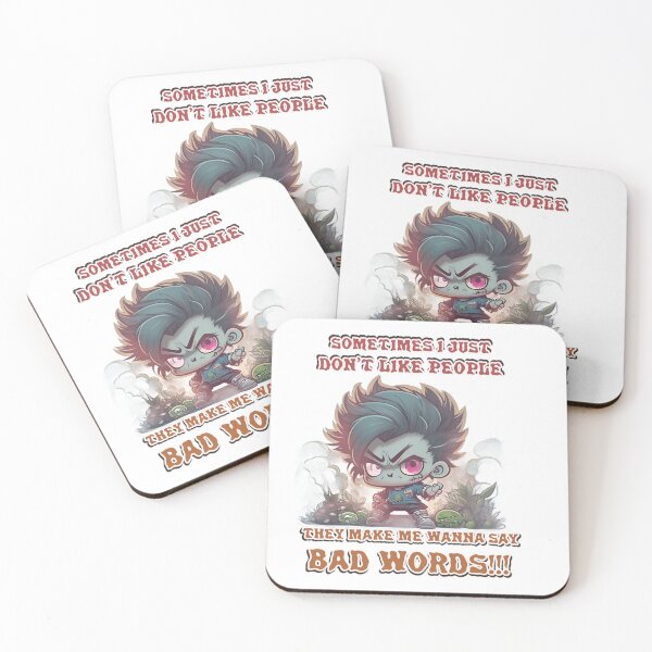 Item preview, Sometimes I just don't like people, they make me wanna say bad words designed and sold by LinkyLankStank.