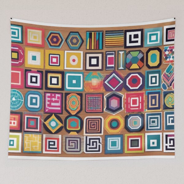 Item preview, Colorful Geometric Stickers (429) designed and sold by WASjourney.