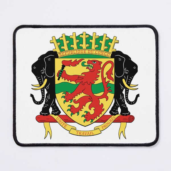 Item preview, Coat of arms of the Republic of the Congo  designed and sold by Yzakreativ.