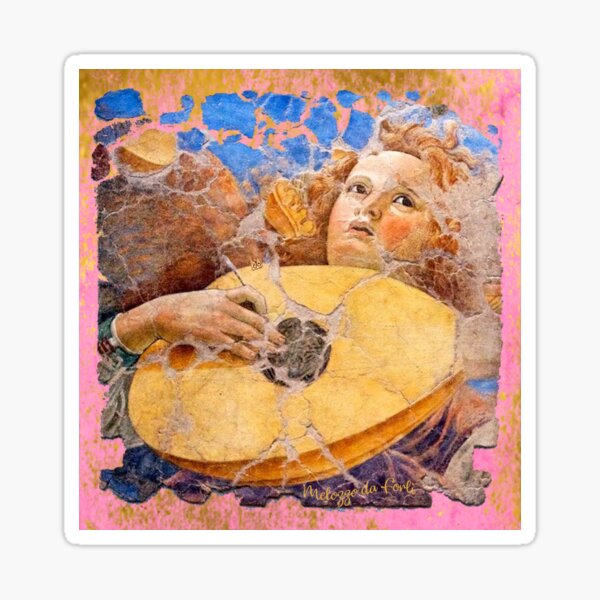 Item preview, Musical Angel, Mandoline by Melozzo da Forli (ACCI) designed and sold by VanyssaGraphics.
