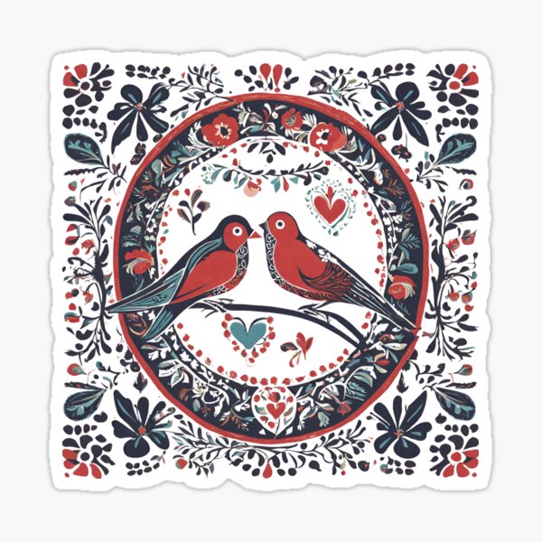 The melodies of the birds Sticker