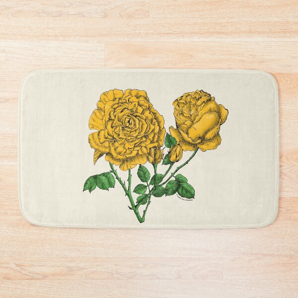 Item preview, Yellow Cupped Rose Bloom Very Full 40+ Petals In 3+ Rows designed and sold by Rachael Taylor.
