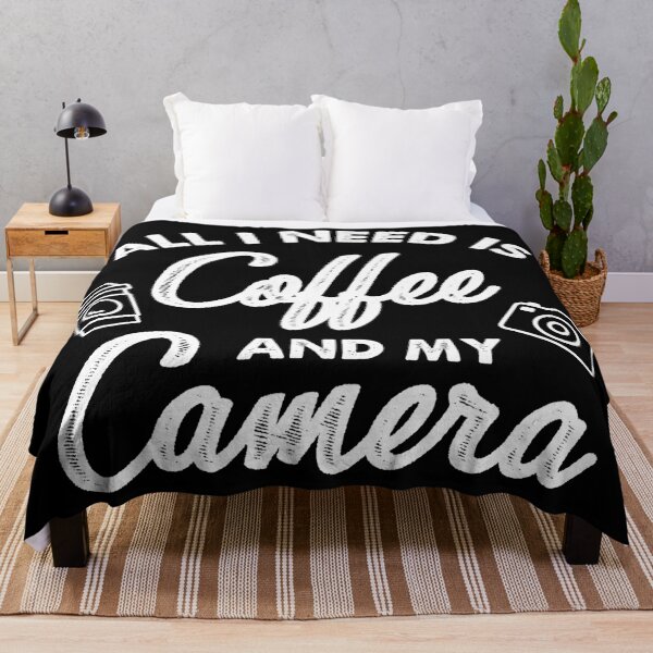 Item preview, All I Need Is Coffee And My Camera designed and sold by Turie.