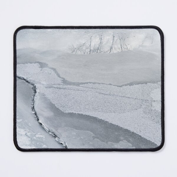 Item preview, Winter Abstract - Iced Over Pond with Perfectly Imperfect Patterns designed and sold by Georgia Mizuleva.