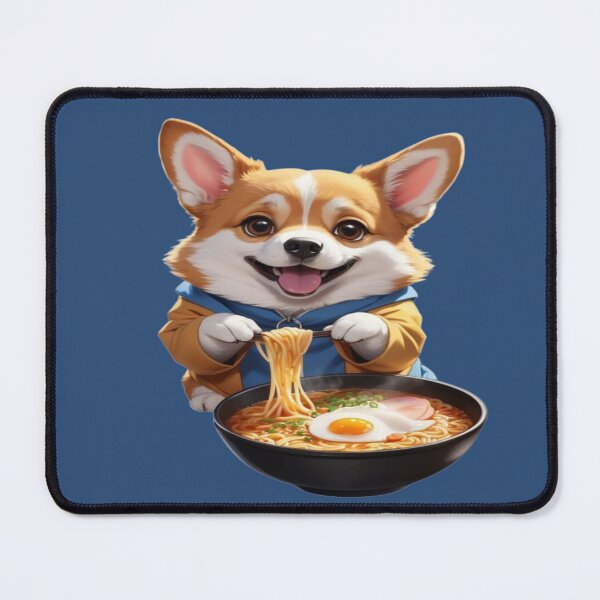 Item preview, Corgi Eating Ramen Cute Kawaii Noodles designed and sold by dimaxstore.