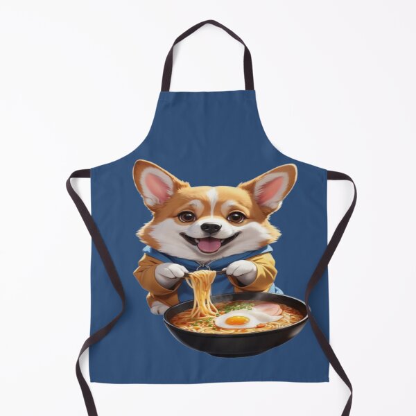 Item preview, Corgi Eating Ramen Cute Kawaii Noodles designed and sold by dimaxstore.