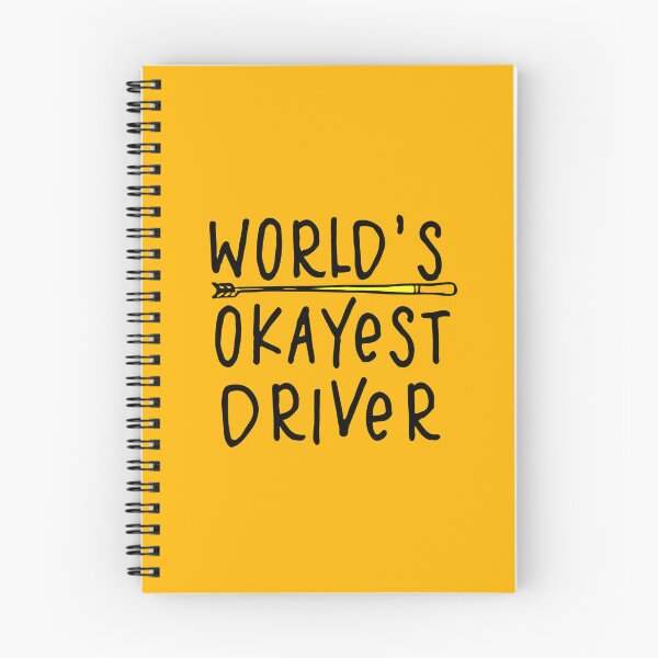 Item preview, World's okayest driver motivation artwork designed and sold by Collision19.