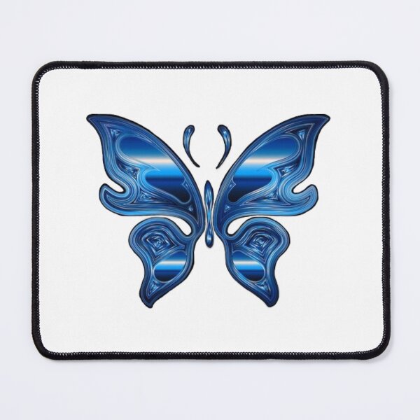 Item preview, Blue Chrome Butterfly designed and sold by lunatiris.