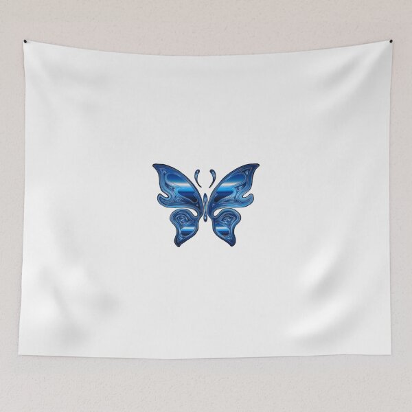 Item preview, Blue Chrome Butterfly designed and sold by lunatiris.