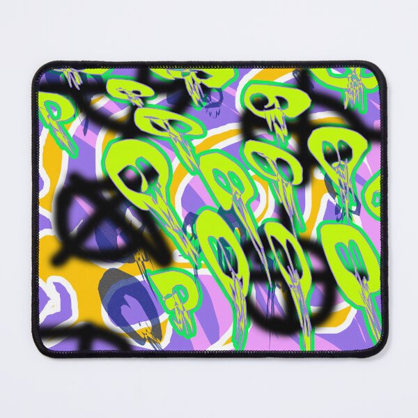 Item preview, Flying Skulls (Royal Lime) designed and sold by skullbal.