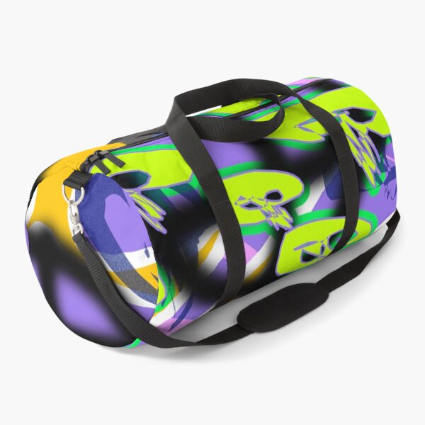 Item preview, Flying Skulls (Royal Lime) designed and sold by skullbal.