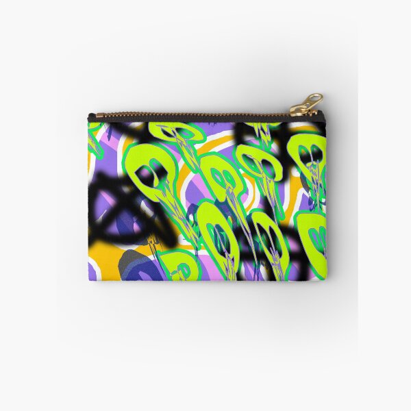 Item preview, Flying Skulls (Royal Lime) designed and sold by skullbal.