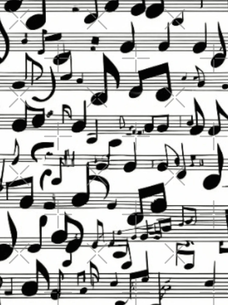 Thumbnail 5 of 5, iPhone Case, Musical notes designed and sold by BubbleTextBox.