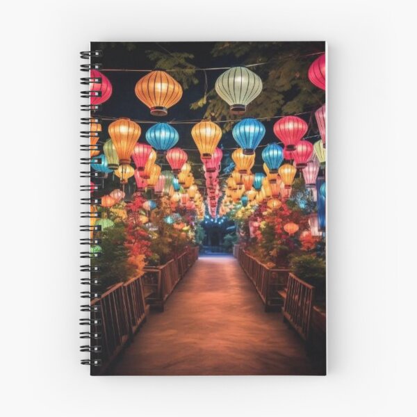 Item preview, The night skies filled with colorful lanterns designed and sold by ForwardMove.