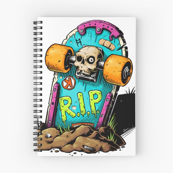 Item preview, Skateboard rest in peace graffiti designed and sold by PEDVKN.