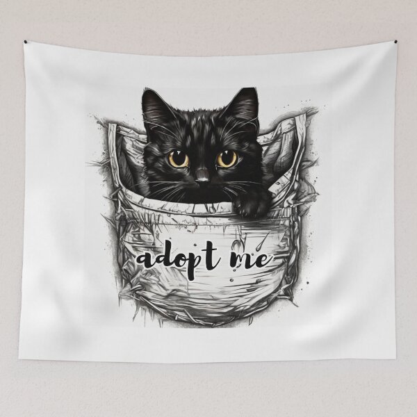 Item preview,   cat in the pocket designed and sold by bonjourmadame4.