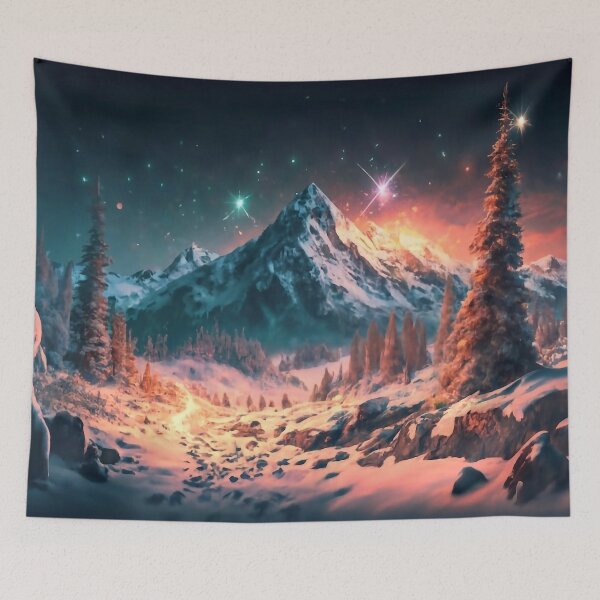 Item preview, Magical winter night designed and sold by M-Y-A-R-T-.