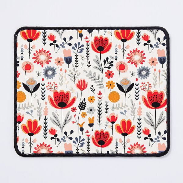 Item preview, Scandinavian flower leaf pattern designed and sold by Bubblegirl17.