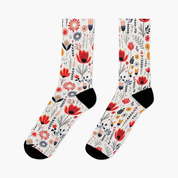 Item preview,   Scandinavian flower leaf pattern  designed and sold by Bubblegirl17.