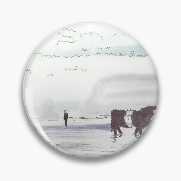 Item preview, Belted Galloway Cow Painting Surreal Seascape designed and sold by MikeJory.