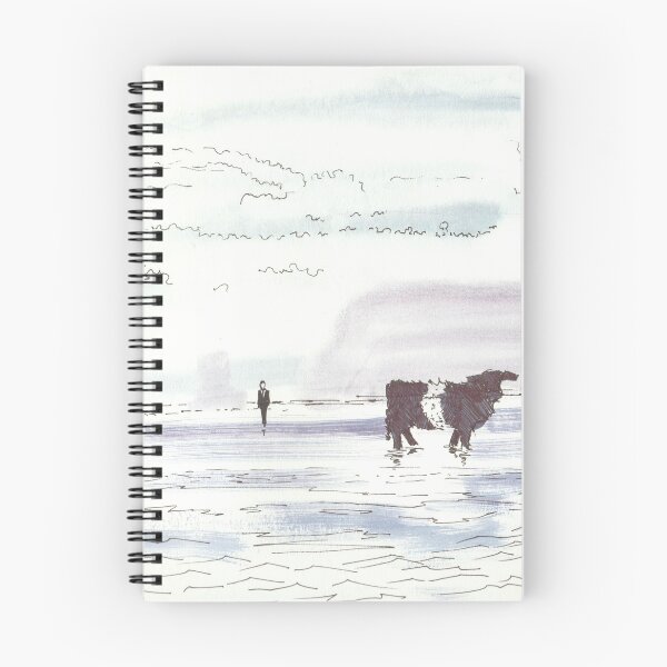 Item preview, Belted Galloway Cow Painting Surreal Seascape designed and sold by MikeJory.