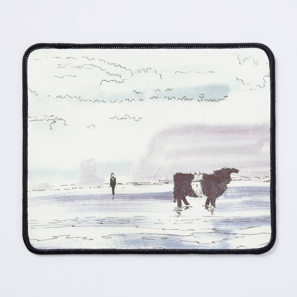 Item preview, Belted Galloway Cow Painting Surreal Seascape designed and sold by MikeJory.