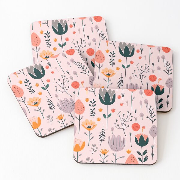 Item preview,    Scandinavian flower leaf pattern  designed and sold by Bubblegirl17.