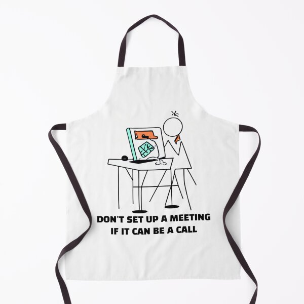 Item preview, Don't Set Up a Meeting if It Can Be a Call designed and sold by Funky  Fibers.