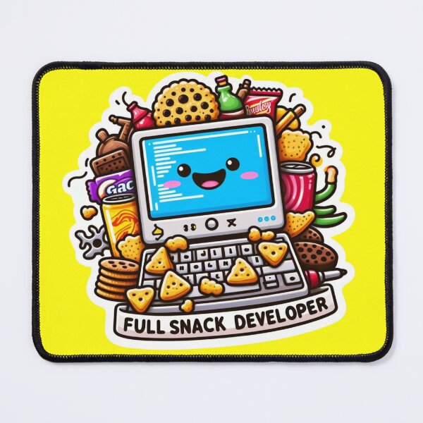 Item preview, FullSnack developer design | Sarcastic Full stack Sticker designed and sold by VenomKage.