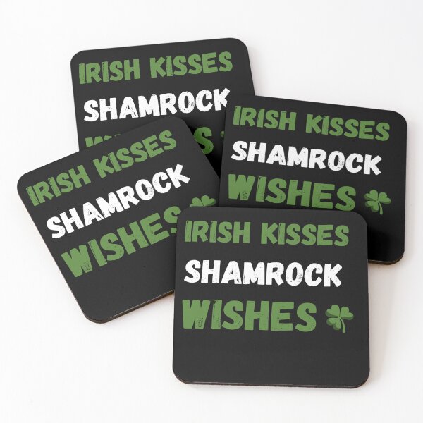 Item preview, Irish Kisses Shamrock Wishes , Retro St. Patrick's Day , Irish Kisses Shamrock Wishes , Irish , Leopard, St Patrick Day Sublimation Design designed and sold by Creativedsigna.