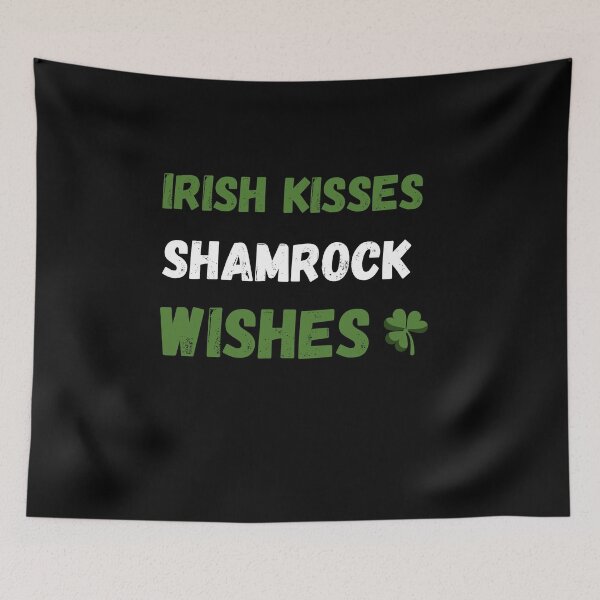Item preview, Irish Kisses Shamrock Wishes , Retro St. Patrick's Day , Irish Kisses Shamrock Wishes , Irish , Leopard, St Patrick Day Sublimation Design designed and sold by Creativedsigna.