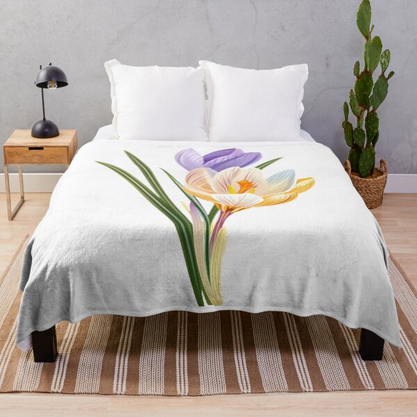 Item preview, Crocus flower designed and sold by FlowersColorful.