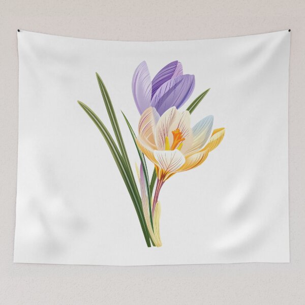 Item preview, Crocus flower designed and sold by FlowersColorful.
