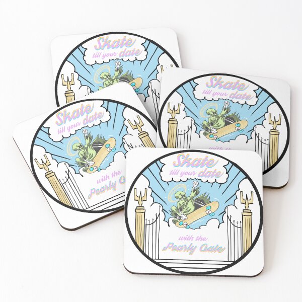 Item preview, Skate the Pearly Gate designed and sold by divraeloart.